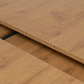 Кръгла сгъваема трапезна маса с допълнителна плоча ø 120 cm Rocía – Ixia