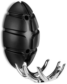 Черна кука за стена Bug - Spinder Design