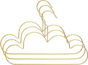 Детски закачалки atmosphera Cloud, Златист, 3 бр