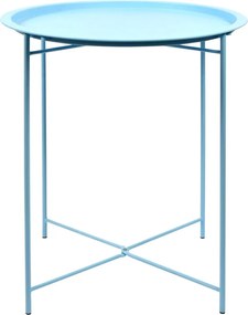 Стоманена сгъваема градинска маса в тюркоазен цвят , 46 x 46 x 52 cm - Esschert Design