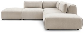 Бежов ъглов диван (променлив) Jeanne - Bobochic Paris
