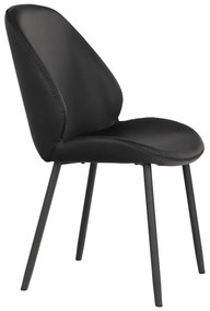 Черни трапезни столове в комплект от 2 броя Monte Carlo - House Nordic
