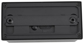 Стенна лампа черна Lux сензор магнитна вкл. LED акумулаторна - Batt