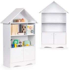 Шкаф във формата на къщичка за детски играчки Ecotoys