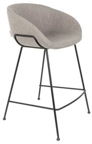 Комплект от 2 сиви бар столове , височина на седалката 65 cm Feston - Zuiver