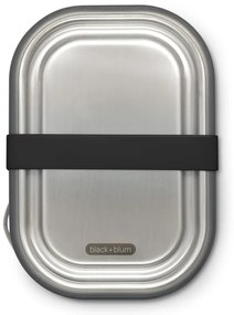 Кутия за храна Black+Blum BAM-SS-L018, 1 l, Правоъгълна, Подходяща за фурна, Без BPA, Неръждаема стомана, Сив