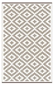 Béžovo-bílý oboustranný koberec vhodný i do exteriéru Green Decore Nirvana, 120 x 180 cm