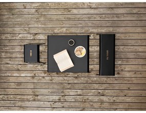 Черен метален стол A-Stool – Zone