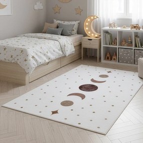 Кремав детски килим подходящ за пране 160x230 cm Coco 1136 – Ayyildiz Carpets