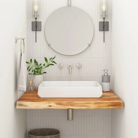 370260 vidaXL Плот за баня, 80x60x2,5 см, правоъгълен, масивно дърво акация