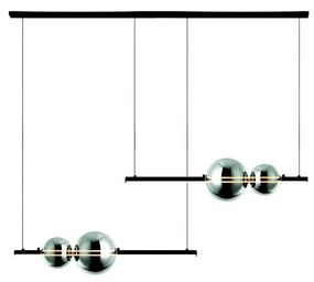 Zambelis 22234 - LED Димируем пендел LED/22W/230V черен