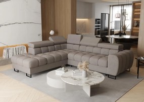 Ъглов диван Lordy-Сив-ляв