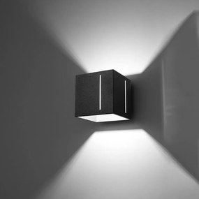 Черна стенна лампа Pax – Nice Lamps