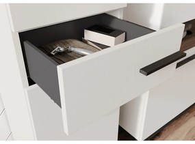 Сив и бежов шкаф за баня от орех 34x123 cm Yonkers - Germania