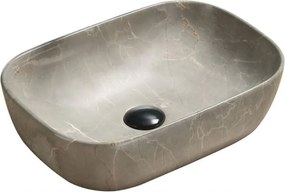 Mexen Rita мивка за плот 45 x 32 cm, бежов камък - 21084597