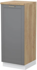 Подов шкаф Висок Tahoma K14-60-1KF-Oak - Graphite