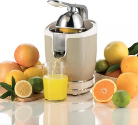 Цитрус преса Ariete VINTAGE JUICER 0413/03, 85W, Метално тяло, Безшумна работа, 2 приставки, Бежов