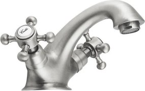 Матово-сребрист стояща батерия за мивка Antea – Sapho