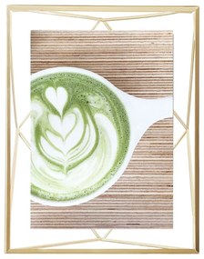 Метална стойка/рамка за стена в златист цвят 18x23 cm Prisma - Umbra