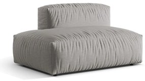 Тъмносин кадифен модул за диван (ляв ъгъл) Martina – Micadoni