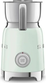 Уред за разпенване на мляко Smeg MFF11PGEU, 500 W, 600 мл, 8 програми, Подвижна кана, Автоматично изключване, Пастелно Зелен