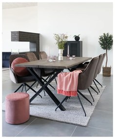 Черен метален шкаф 80x120 cm Melbourne - House Nordic