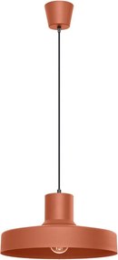 Оранжево висящо осветително тяло с метален абажур Vito – Sollux