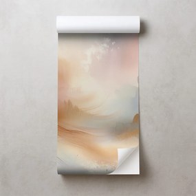 Самозалепващ фототапет – Пастелни абстрактни акварелни щрихи