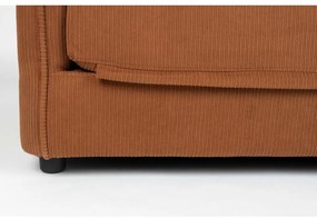 Оранжево-кафяво кресло Jopie – White Label