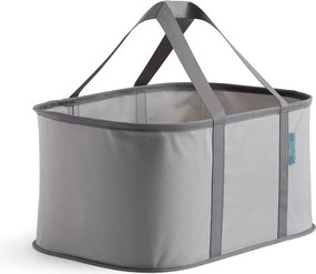 Сив текстилен сгъваем кош за пране 35 l Duo – Joseph Joseph
