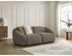 Сиво-кафяв диван от букле 230 cm Tina – Bobochic Paris