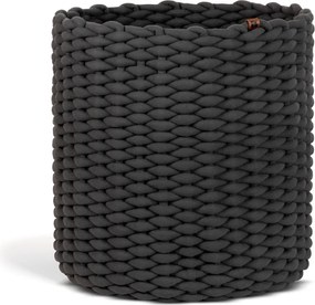 Текстилна кошница ø 40x40 cm Peach Skin Round XL – Bigso