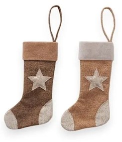 Комплект от 2 висящи коледни чорапа Stevy - Boltze