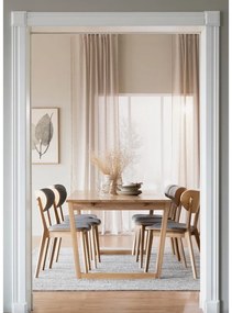 Сиви трапезни столове в комплект от 2 броя Kato - Rowico