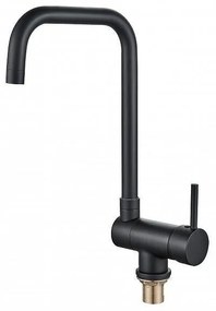 Смесител за кухня ICF 7192174B 7119, месингов, черен, 36.9x19.8см