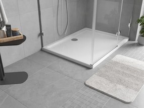 Mexen Flow правоъгълно тънко корито 110 x 80 см, бял гланц - 46R108011