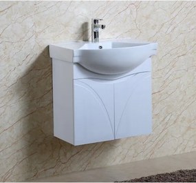 Конзолен PVC шкаф ICP 6076, Inter Ceramic, с умивалник, 60x46x60см