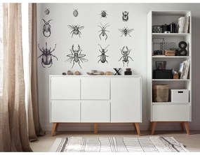 Бял детски скрин , 148 x 92 cm Swing - Pinio