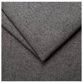 Тъмносиво единично легло 120x200 cm тапицирано без ламелно дъно Mattis – Meise Möbel