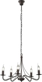 Метално висящо осветително тяло в бронзов цвят ø 55 cm Country – Reality