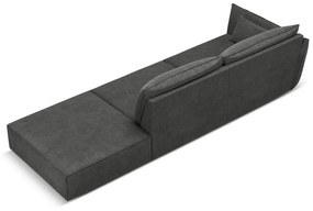 Сив шезлонг (ляв ъгъл) Vanda – Mazzini Sofas