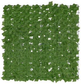 Зелен пластмасов балконски параван 300x100 cm Ivy – Maximex