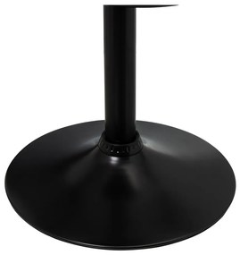 Черни бар столове в комплект от 2 бр. с регулируема височина от имитация на кожа (височина на седалката 72 cm) – Casa Selección