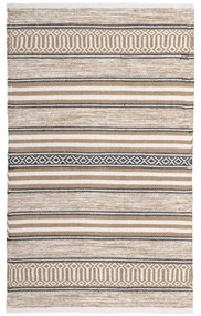 Бежов памучен килим подходящ за пране 70x140 cm – Casa Selección