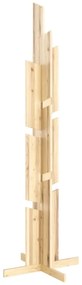 Стойка за връхни дрехи от масивен бор в естествен цвят 60x186 cm Keeper – Karup Design