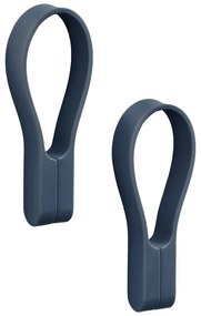 Синя силиконова примка за кърпи 2 бр. Loop – Zone