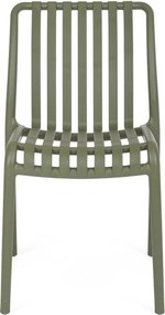 Зелен пластмасов градински стол Billie – Bizzotto