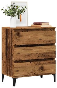 856482 vidaXL Бюфет Old Wood 60x35x70 cm Инженерна дървесина