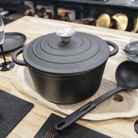 Съд от излято желязо с капак подходящо за индукционен котлон 4 l LITINA – Orion