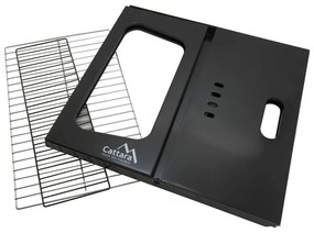 Сгъваема черна скара на дървени въглища Piran - Cattara